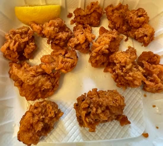 Side 10 Fried Oyster.