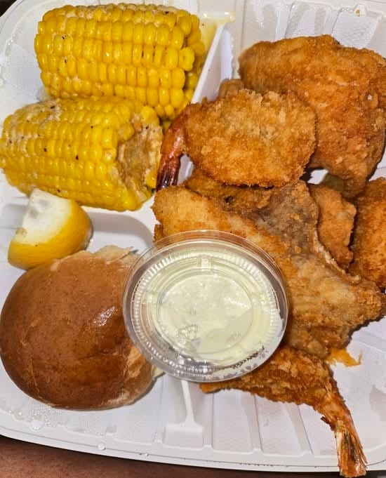 Fried Seafood Platter.