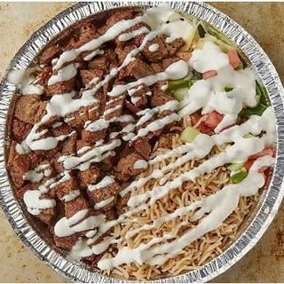Lamb Over Rice Platter