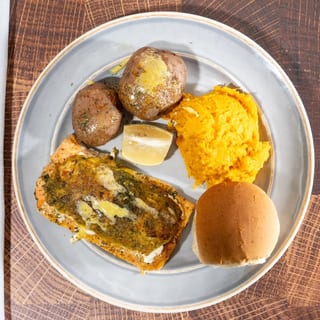 Stuffed Salmon platter