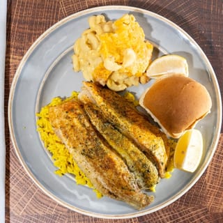 Stuffed Tilapia Platter