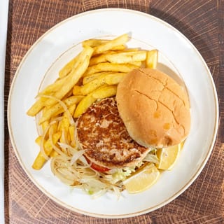 Salmon Burger Sandwich